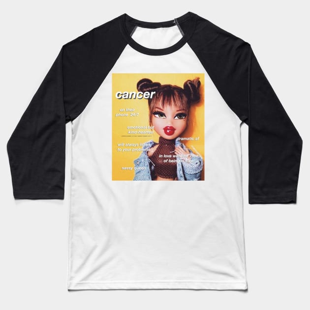 cancer bratz Baseball T-Shirt by ematzzz